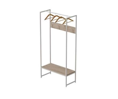 Вішалка для підлоги Треліс 13 180x90x38 білий ДСП Дуб Сан-Марино 16мм FRD-104332