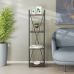 Этажерка 4/34 Ferrum-decor Серии Коннект 120x34x28 черный ДСП Венге 16мм (FRD-105550)
