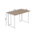 Компьютерный стол Ferrum-decor Ханна 75x140x60 белый ДСП Дуб Артизан 32мм (FRD-104018)