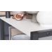 Етажерка 3/60 Ferrum-decor Серії Коннект 75x60x28 чорний ДСП Білий 16мм (FRD-104254)