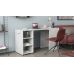 Стол-тумба трансформер Смарт 1/2 Ferrum-decor 750x1450x600 ДСП Бетон 16 мм (FRD-105080)