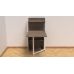 Стол книга с этажеркой Практик 1 Ferrum-decor 1200x640x990 Белый металл ДСП Дуб Сонома Трюфель 16 мм (FRD-104622)