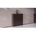 Стол-книга трансформер Орион 2 Ferrum-decor 750x1520x730 Белый металл ДСП Венге Магия 16 мм (FRD-105427)