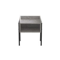 Тумба модульная Ferrum-decor Джузи 540x450x320 металл Черный ДСП Бетон 16 мм (FRD-102974)