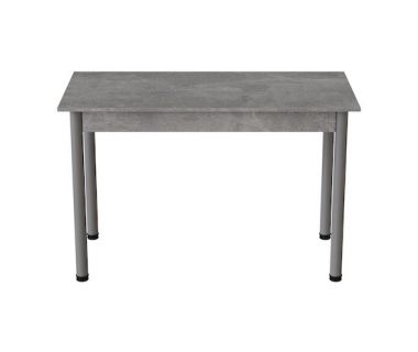Стіл кухонний Ferrum-decor Беніта 75x120x80 Сірий ДСП Бетон 16мм (FRD-105571)