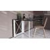 Стол-книга трансформер Орион 2 Ferrum-decor 750x1520x730 Белый металл ДСП Венге Магия 16 мм (FRD-105427)