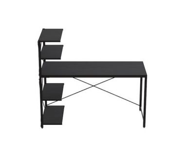 Компьютерный стол Ferrum-decor Джек 75x140x70 Черный ДСП Сосна Кембра (FRD-105424) Компьютерный стол Ferrum-decor Джек 75x140x70 Черный ДСП Сосна Кембра (FRD-105424)