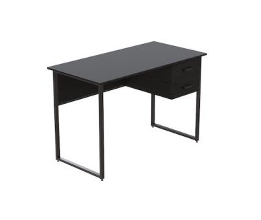 Компьютерный стол Дакота 76x120x60 черный ДСП Сосна Кембра 32мм FRD-101925