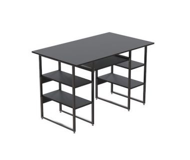Компьютерный стол Тим 75x140x60 черный ДСП Сосна Кембра 32мм FRD-103969 Компьютерный стол Тим 75x140x60 черный ДСП Сосна Кембра 32мм FRD-103969