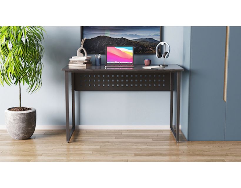Компьютерный стол Майк 75x120x70 черный ДСП Сосна Кембра 16мм FRD-103891
