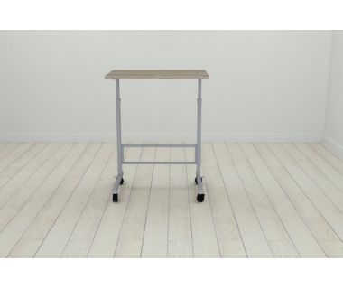 Стіл приставний Ferrum-decor Аміго 62x60x40 метал Сірий ДСП Дуб Дуб Сонома Трюфель 16мм (FRD-102544)