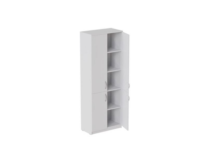Шафа Анжело Ferrum-decor 5 полиць 4 двері 1900x800x380 ДСП Біла 16 мм (FRD-105055)