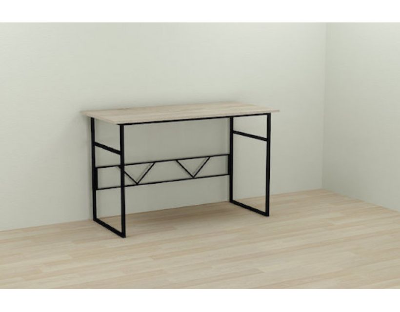 Комп'ютерний стіл Ferrum-decor Райан 75x120x70 чорний ДСП Дуб Сонома 16мм (FRD-103712)