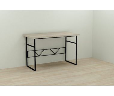 Компьютерный стол Ferrum-decor Райан 75x100x70 черный ДСП Дуб Сонома 32мм (FRD-103707)