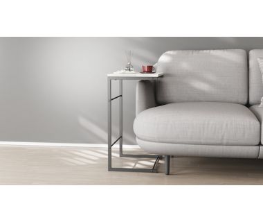 Столик Терри Ferrum-decor 650x440x330 Черный металл ДСП Бетон 16 мм (FRD-104654) Столик Терри Ferrum-decor 650x440x330 Черный металл ДСП Бетон 16 мм (FRD-104654)