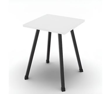 Табурет Ferrum-decor 430x320x320 Черный металл ДСП Белый 16 мм (FRD-104639) Табурет Ferrum-decor 430x320x320 Черный металл ДСП Белый 16 мм (FRD-104639)