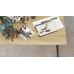 Стіл журнальний Монтана Ferrum-decor 45x100x50 Чорний метал ДСП Дуб Сонома 16 мм (FRD-106714)