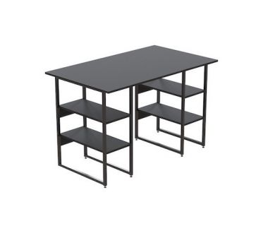 Компьютерный стол Карен 75x140x70 черный ДСП Сосна Кембра 32мм FRD-102079