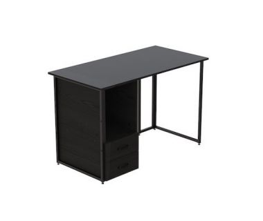 Компьютерный стол Отто 75x140x60 черный ДСП Сосна Кембра 16мм FRD-103585
