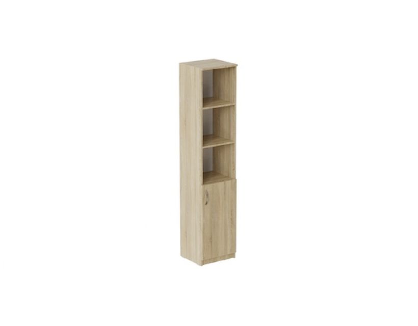 Пенал Анжело Ferrum-decor на 4 полиці з 1 дверима 1900x400x380 ДСП Дуб Сонома 16 мм (FRD-104914)