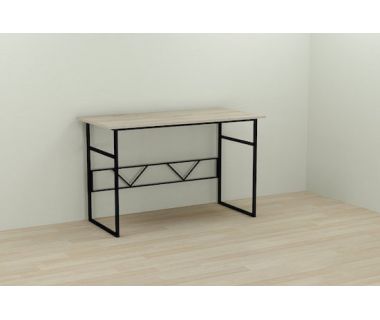 Компьютерный стол Ferrum-decor Райан 75x120x70 черный ДСП Дуб Сонома 16мм (FRD-103712)