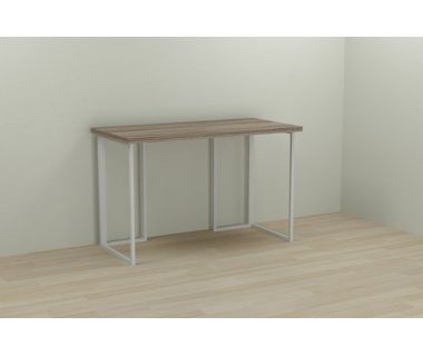 Комп'ютерний стіл Ferrum-decor Ханна 75x120x60 білий ДСП Дуб Сонома Труфель 32мм (FRD-104007)