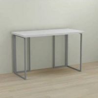 Компьютерный стол Ferrum-decor Ханна 75x100x70 серый ДСП Белый 32мм (FRD-101426)