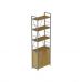 Етажерка 4/60 Ferrum-decor Серії Конект з тумбою 179x60x28 Сірий ДСП Артизан (FRD-102482)