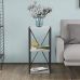 Етажерка 3/34 Ferrum-decor Серії Коннект 73x34x28 чорний ДСП Бетон 16мм (FRD-104291)