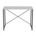 Стіл письмовий Line Лайт Ferrum-decor 750x1000x500 Чорний метал ДСП Білий 16 мм (FRD-104836)