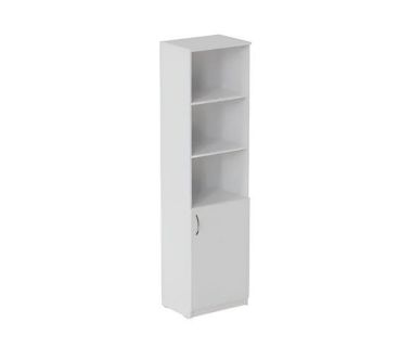 Пенал Анжело Ferrum-decor на 4 полки с 1 дверью 1900x500x380 ДСП Белый 16 мм (FRD-104948)