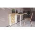 Стол-книга трансформер Орион 2 Ferrum-decor 750x1520x730 Белый металл ДСП Дуб Артизан 16 мм (FRD-104595)