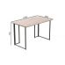 Компьютерный стол Ferrum-decor Ханна 76x100x60 черный ДСП Дуб Артизан 32мм (FRD-103479)