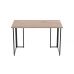 Компьютерный стол Ferrum-decor Ханна 76x100x60 черный ДСП Дуб Артизан 32мм (FRD-103479)