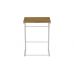 Столик Терри Ferrum-decor 650x440x330 Белый металл ДСП Дуб Артизан 16 мм (FRD-104660)