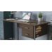 Компьютерный стол Ferrum-decor Гарри 75x140x60 серый ДСП Белый 16мм (FRD-101461)
