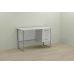 Компьютерный стол Ferrum-decor Гарри 75x140x60 серый ДСП Белый 16мм (FRD-101461)