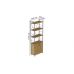 Етажерка 4/60 Ferrum-decor Серії Конект з тумбою 179x60x28 Сірий ДСП Артизан (FRD-102482)