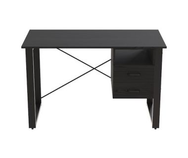 Письменный стол с ящиками Оскар 750x1400x700 металл Черный ДСП Сосна Кембра 16мм FRD-103277