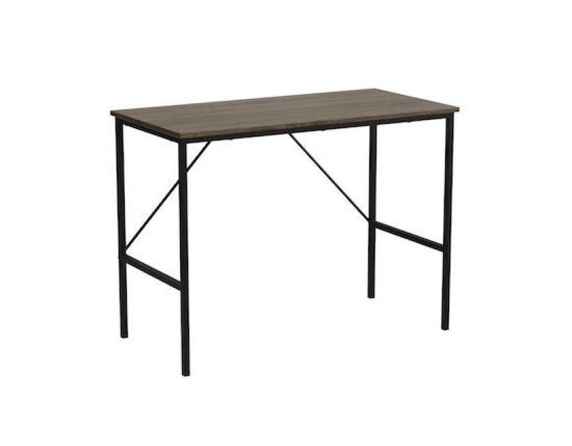 Письмовий стіл TIME Тайм Ferrum-decor 750x1000x500 Чорний метал ДСП Дуб Сонома Трюфель 16 мм (FRD-104868)