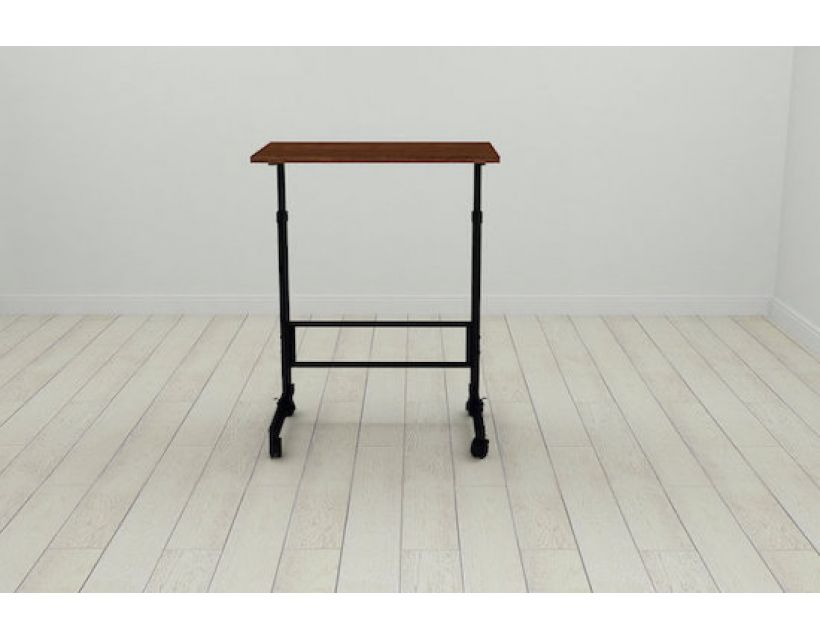 Стіл приставний Ferrum-decor Аміго 62x60x40 метал Чорний ДСП Венге 16мм (FRD-105398)