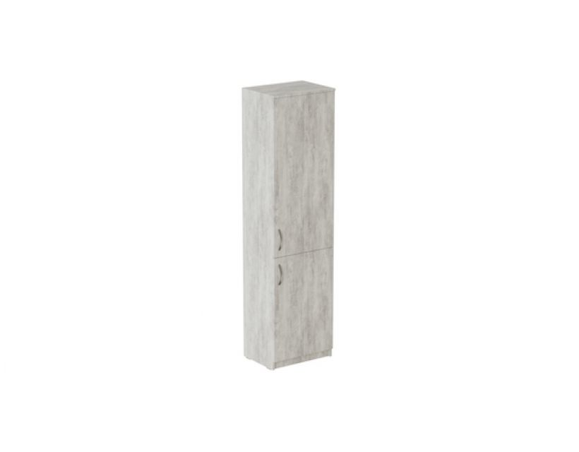 Пенал Анжело Ferrum-decor на 5 полок с 2 дверями 1900x500x380 ДСП Бетон 16 мм (FRD-104959)