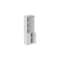 Шафа Анжело Ferrum-decor на 5 полиць з 2 дверима 1900x600x380 ДСП Біла 16 мм (FRD-104995)