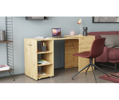 Стіл-тумба трансформер Смарт 1/1 Ferrum-decor 750x1450x500 ДСП Дуб Артизан 16 мм (FRD-105072)