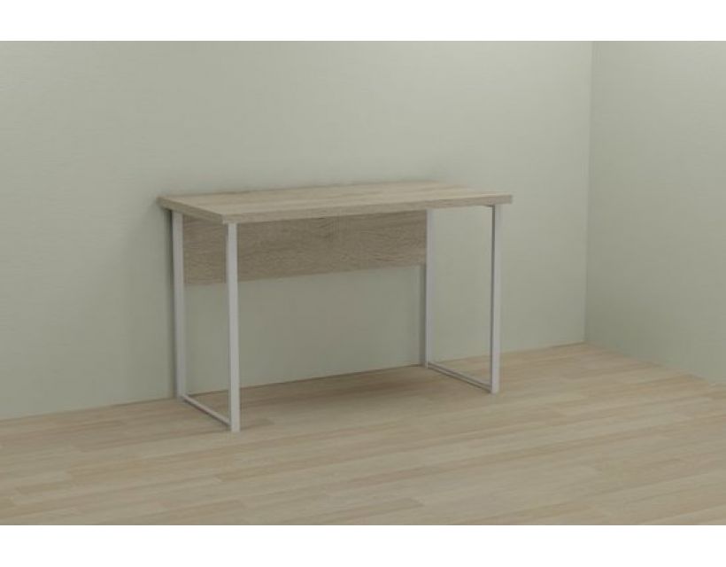 Комп'ютерний стіл Ferrum-decor Курт 75x120x70 білий ДСП Дуб Сонома 32мм (FRD-102242)