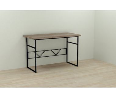 Компьютерный стол Ferrum-decor Райан 75x100x70 черный ДСП Дуб Сонома Труфель 32мм (FRD-103708)
