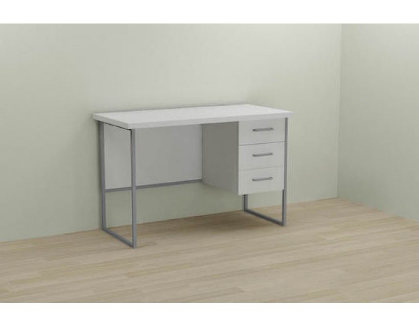 Комп'ютерний стіл Ferrum-decor Гаррі 75x120x70 сірий ДСП Білий 32мм (FRD-101476)