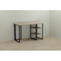 Комп'ютерний стіл Ferrum-decor Кевін 75x100x70 чорний ДСП Дуб Сонома 32мм (FRD-103824)