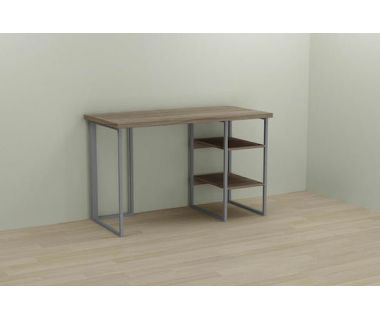 Комп'ютерний стіл Ferrum-decor Кевін 75x140x60 сірий ДСП Дуб Сонома Труфель 32мм (FRD-101736)