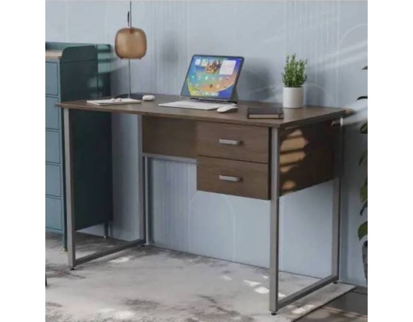 Комп'ютерний стіл Ferrum-decor Гаррі 75x140x60 сірий ДСП Білий 16мм (FRD-101461)